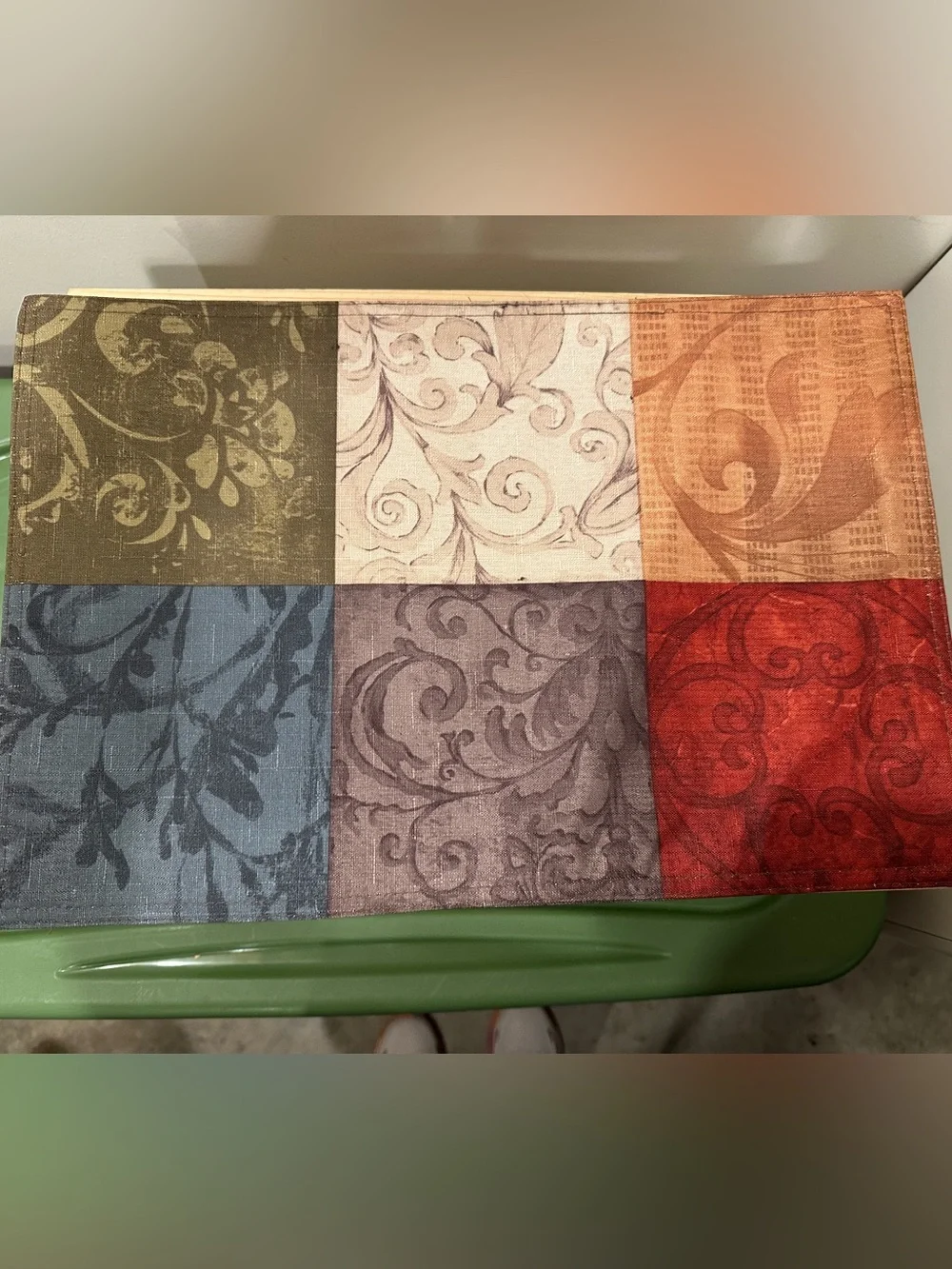 Mainstays Patchwork Set of 4 Placemats 13”x 18”